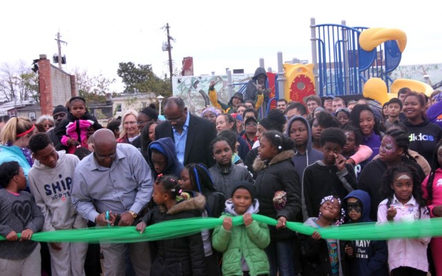 ribbon cutting cermony